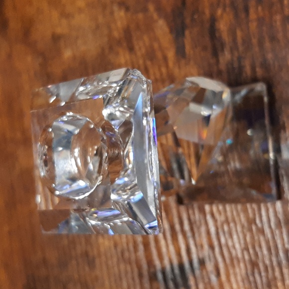 Silver Swarovski crystal candleholder - Picture 4 of 10